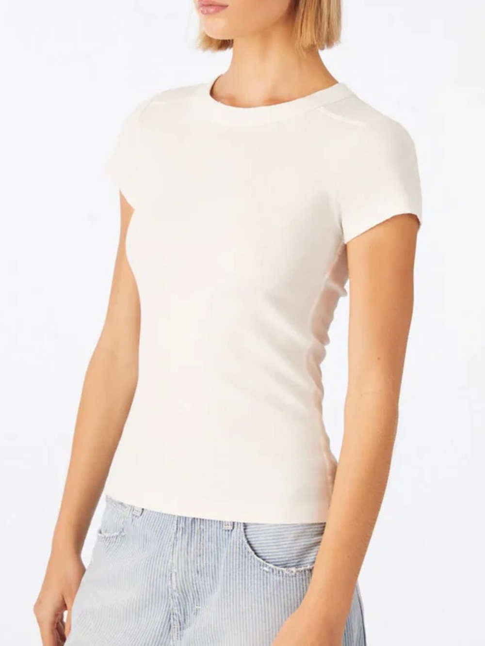AMO Eggshell Penny Tee.  Size Medium